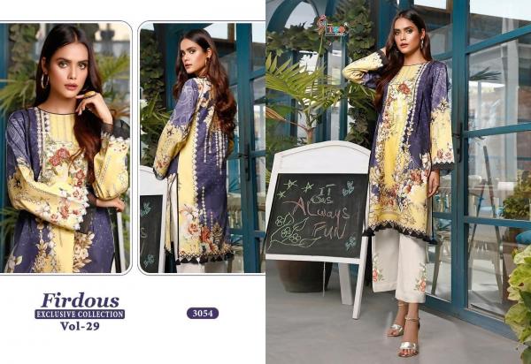 Shree Firdous Exclusive Collection Vol 29 Cotton Dupatta Pakistani Suits